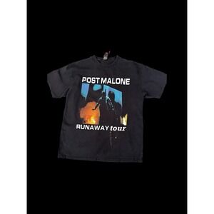 Post Malone 2019 Runaway Tour Tshirt Sz Large On An Old Stussy Tag Black